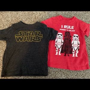 Star Wars children shirts 18-24 mnts